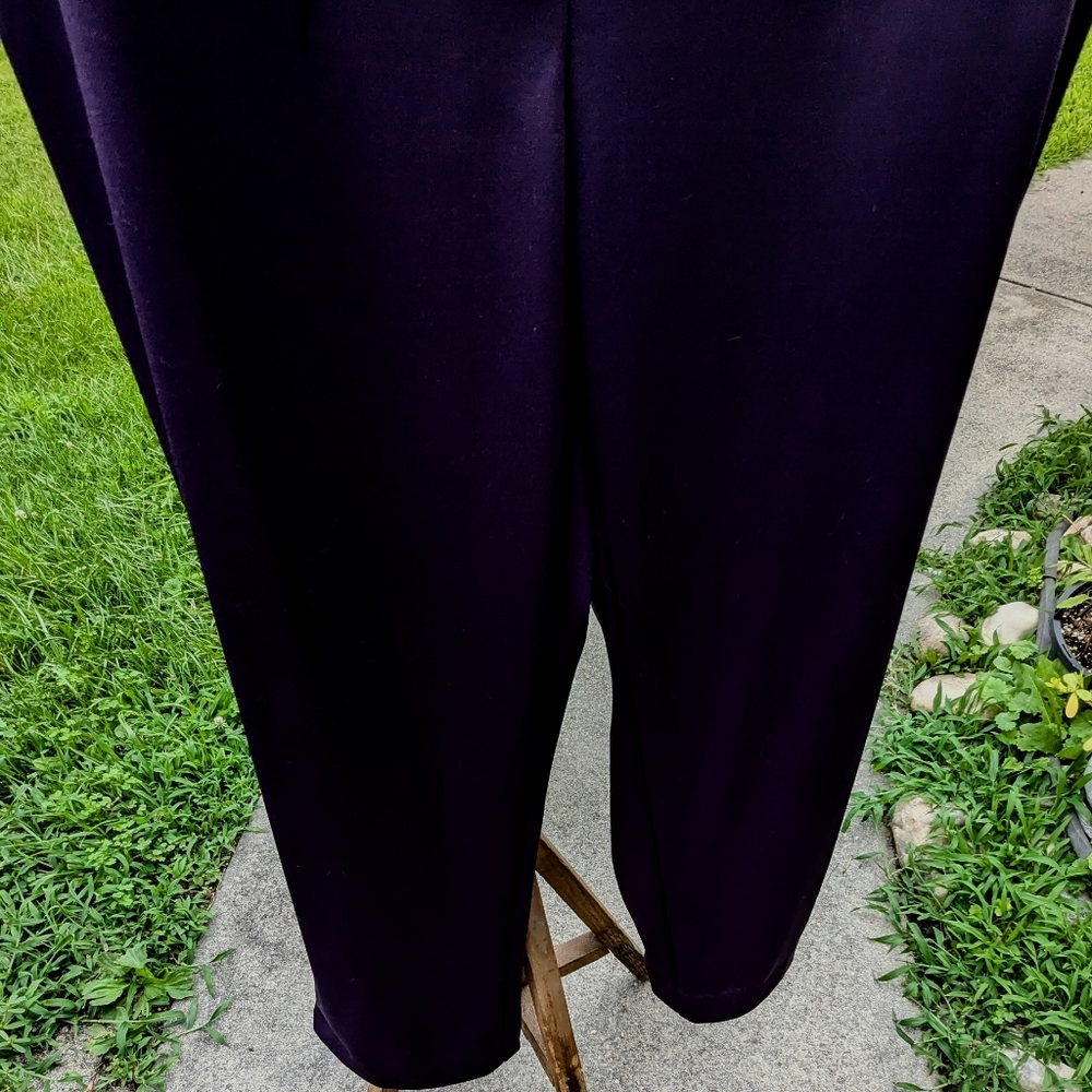 Elegant Dark Burgandy Women's Pants size 20